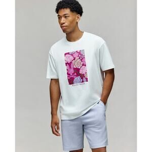 NWT Psycho Bunny Mens rowen oversized tee in White size XXL